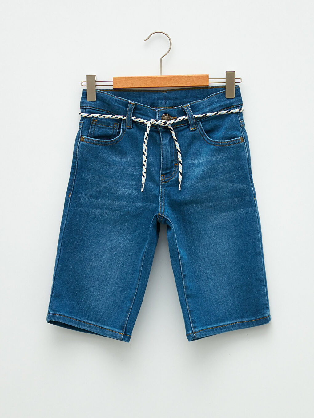 شورت جينز أولاد بسيط-1