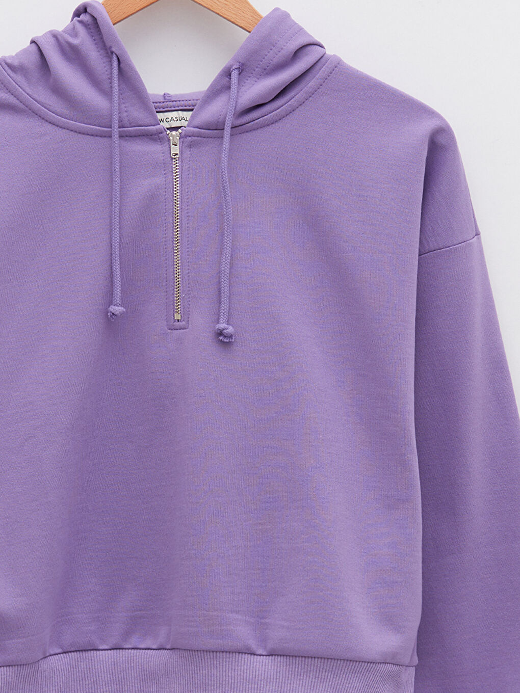 Plain Long Sleeve Women's Hoodie-8