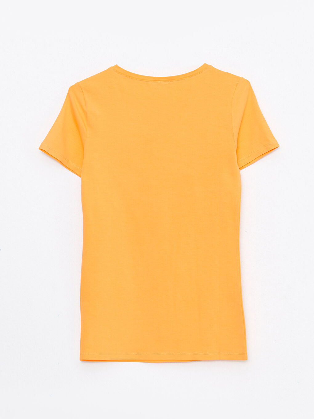 LC Waikiki V-Neck Plain Short Sleeve Women's T-Shirt -S29608Z8-FLS