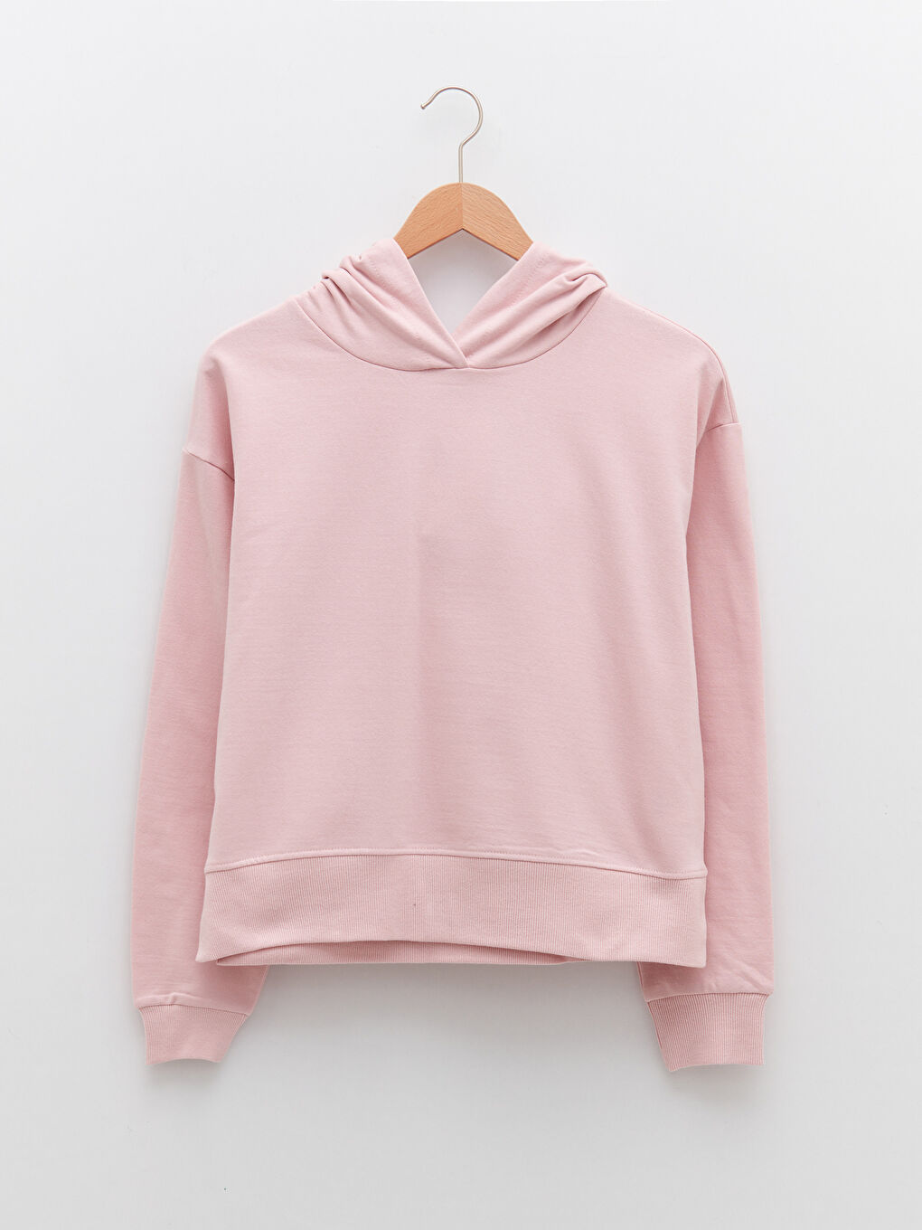 Plain Long Sleeve Women's Hoodie-7