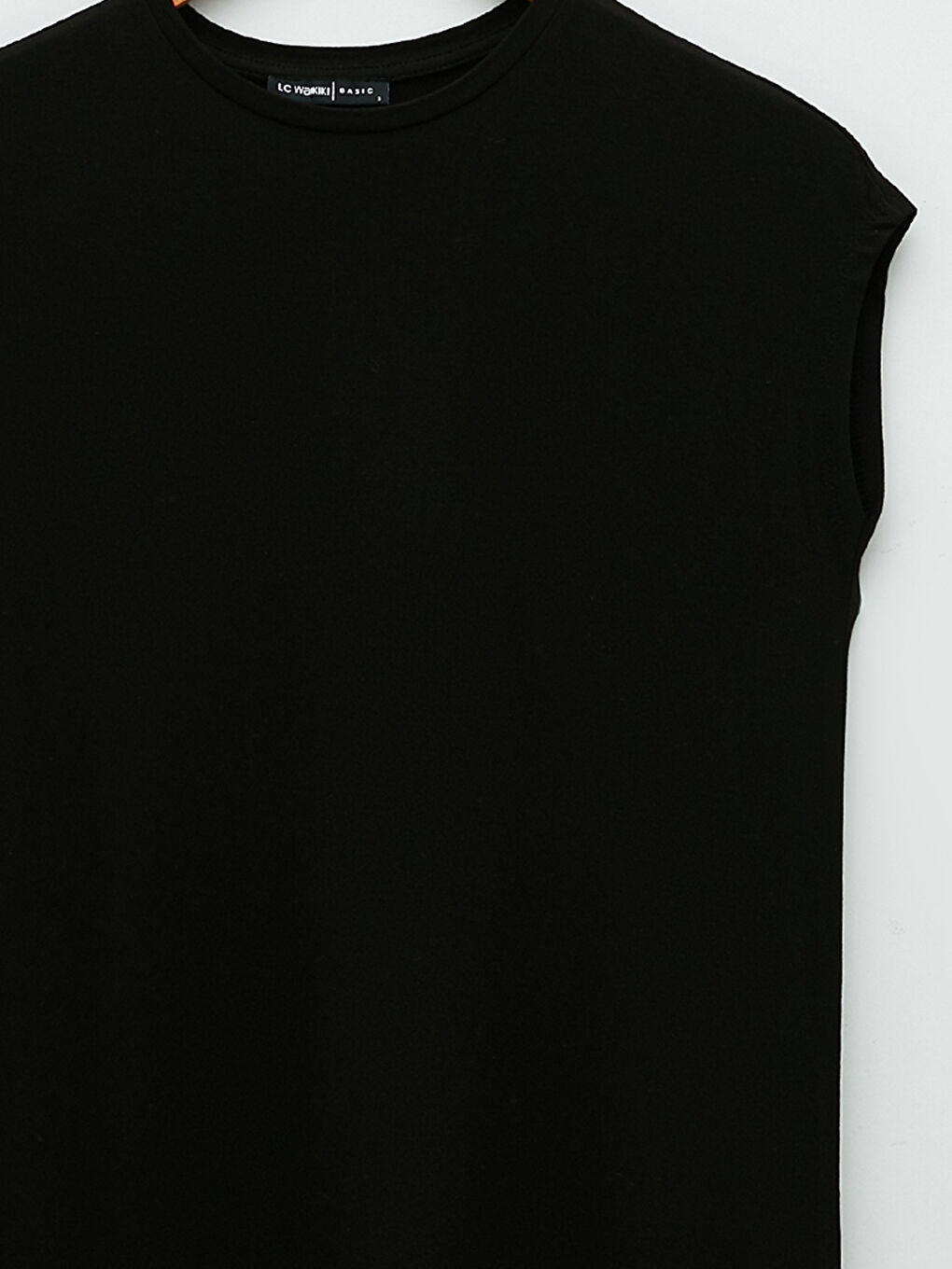 LCWAIKIKI Basic Rundhalsausschnitt Schlicht Kurzarm Tunika für Damen -S29641Z8-CVL