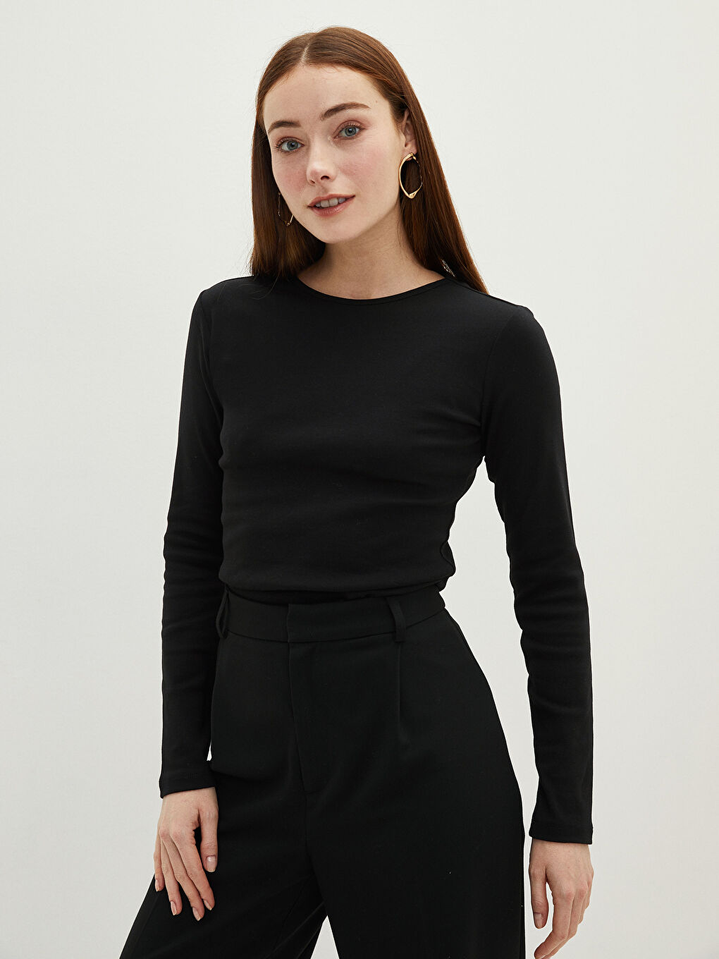 Crew Neck Women's Bodysuit-1