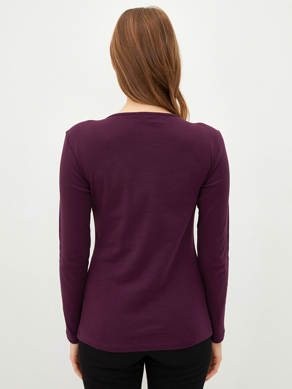 Женское боди с круглым вырезом-5