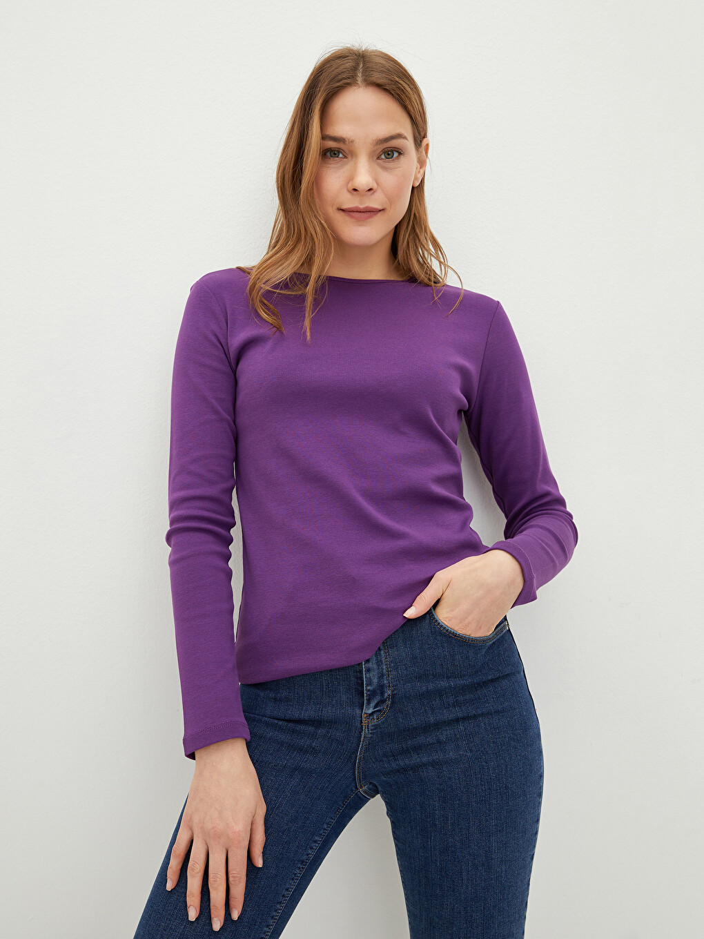 Crew Neck Women's Bodysuit