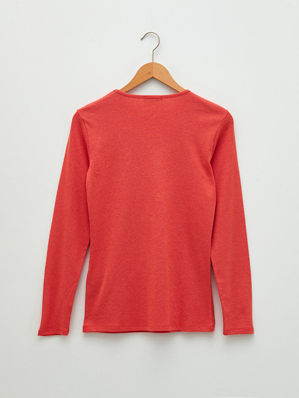 Turuncu Bisiklet Yaka Kadın Bodysuit-6