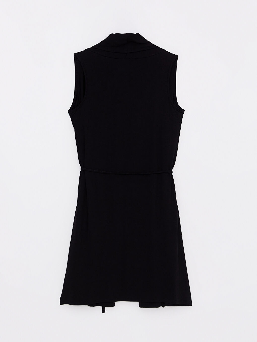 Gilet Uni à Col Châle pour Femmes-6