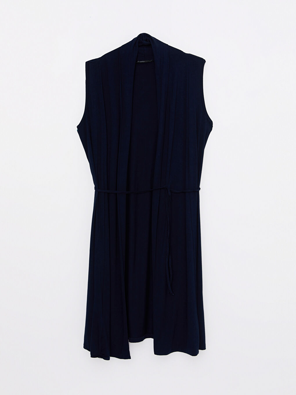 Gilet Uni à Col Châle pour Femmes-5