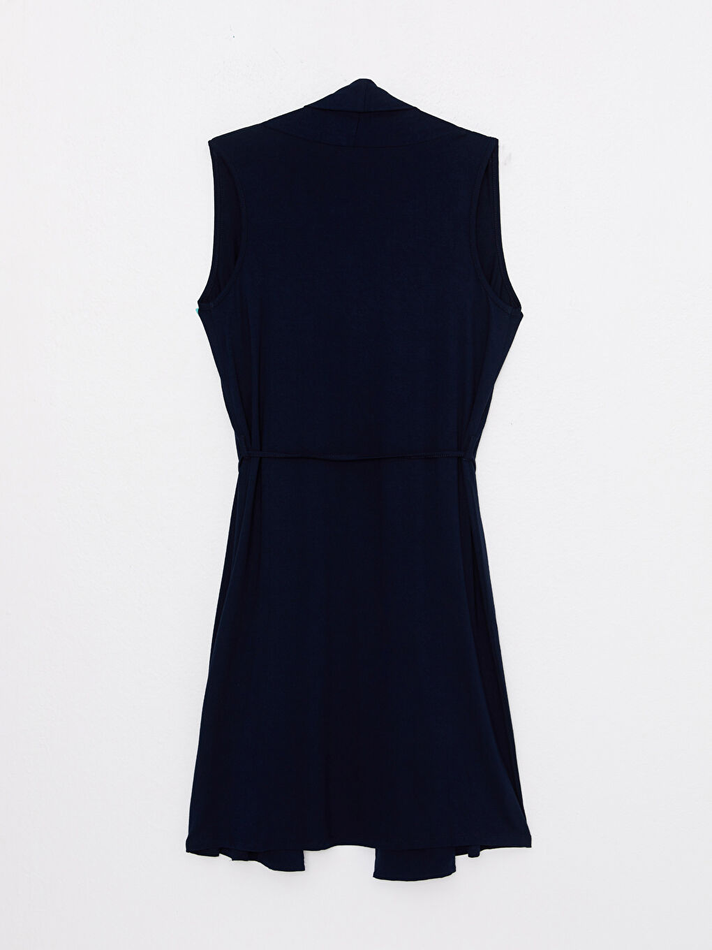 Gilet Uni à Col Châle pour Femmes-6