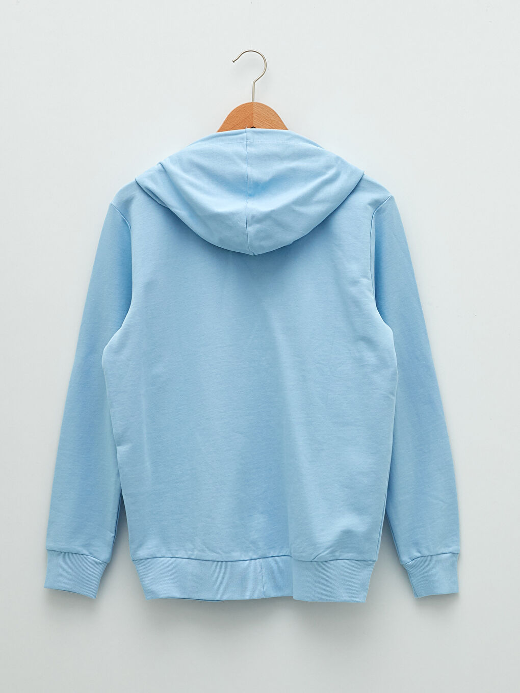 Cardigan Droit à Manches Longues avec Capuche pour Femmes-5