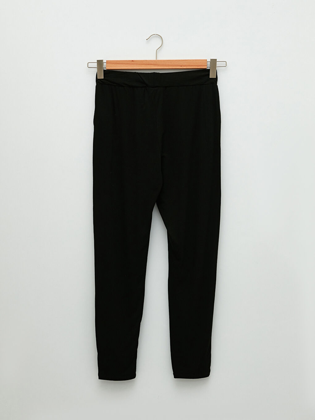 Siyah Beli Lastikli Kadın Eşofman Altı-6