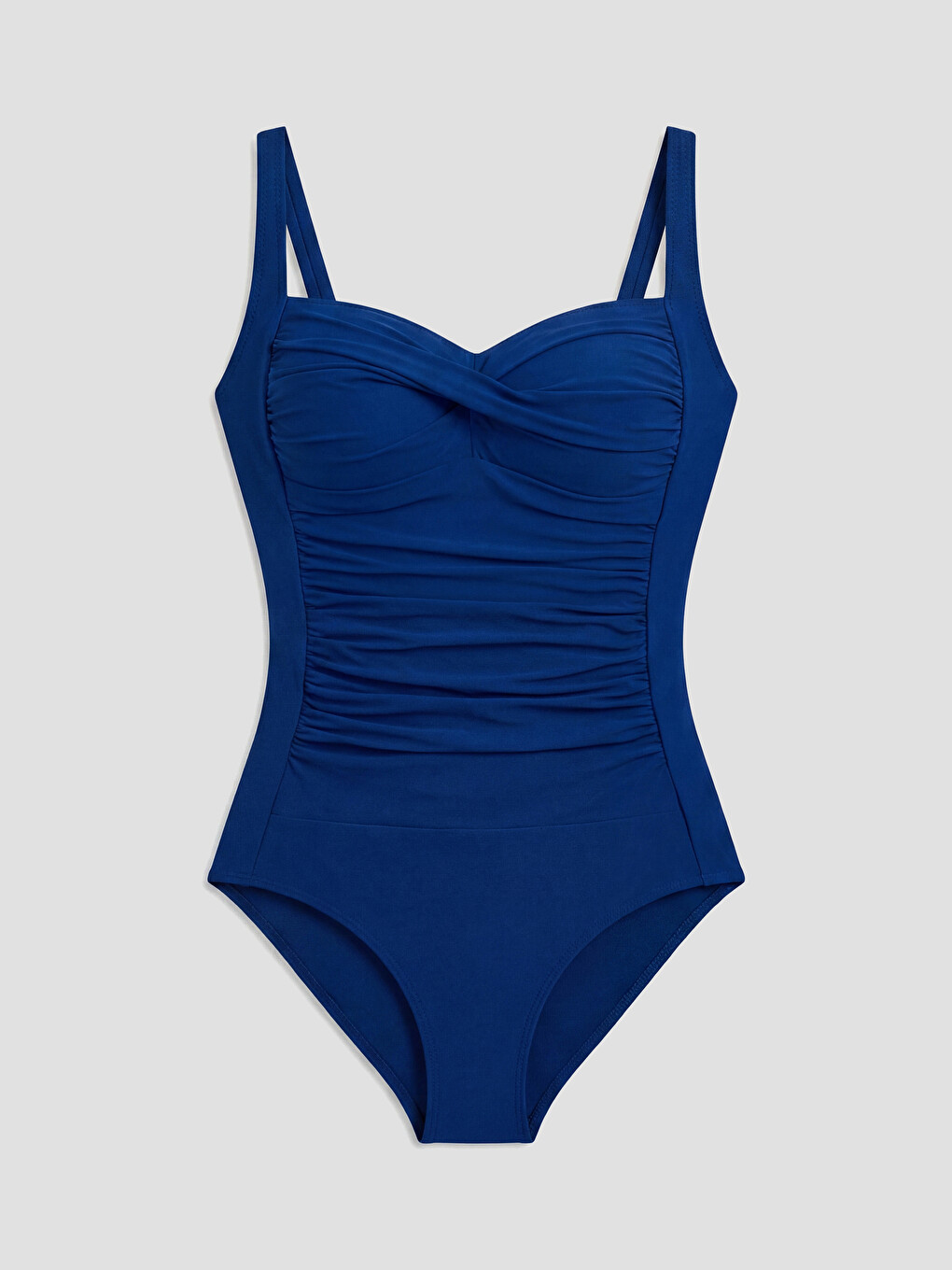 Sweetheart Neck Plain Strappy Women's Swimsuit