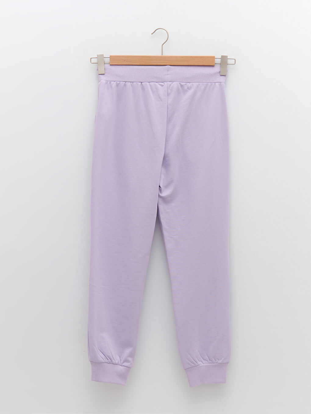 Women's Elasticated Waist Plain Jogger Sweatpants-5