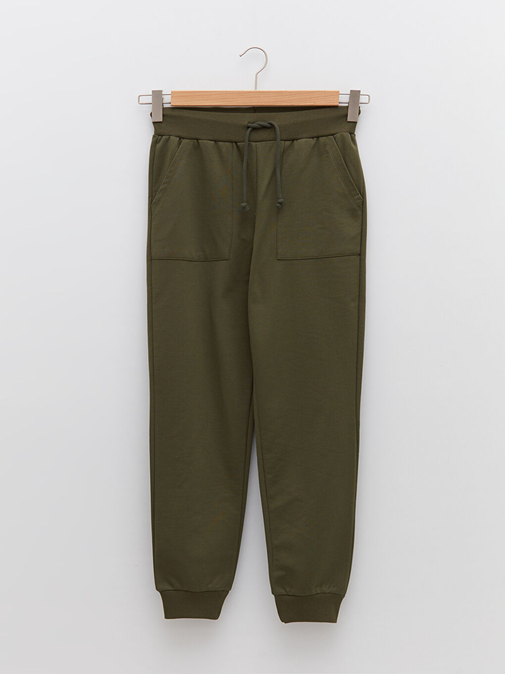 بنطلون رياضي سادة بخصر مرن للسيدات-6