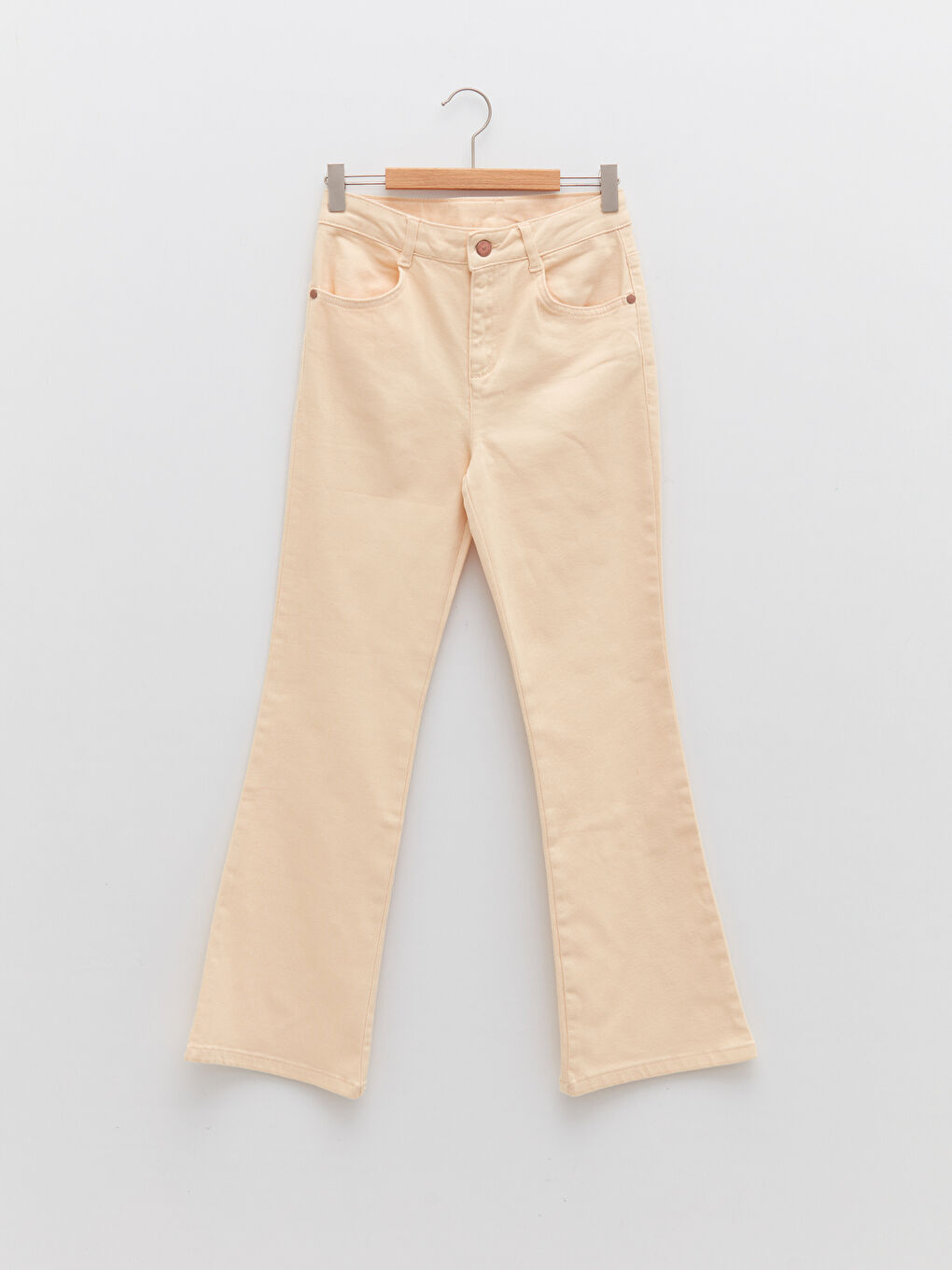 Basic Gabardine Flared Trousers for Girls