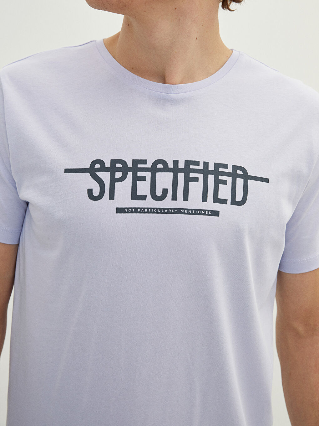Crew Neck Short Sleeve Printed Combed Cotton Men's T-shirt-3