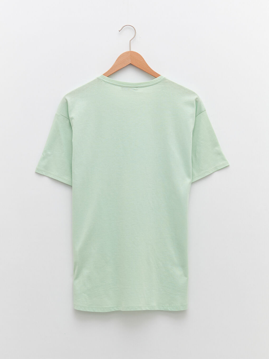 T-shirt pour Femmes à Manches Courtes Uni à Col Rond-7