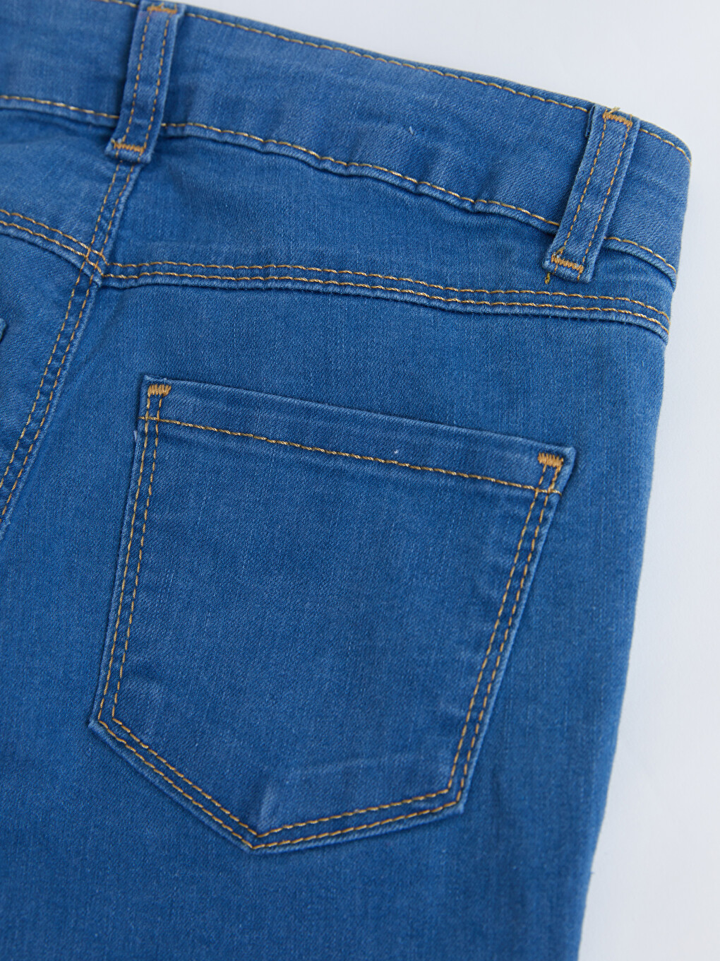 İndigo Basic İspanyol Paça Kız Çocuk Jean Pantolon ve Fular-3