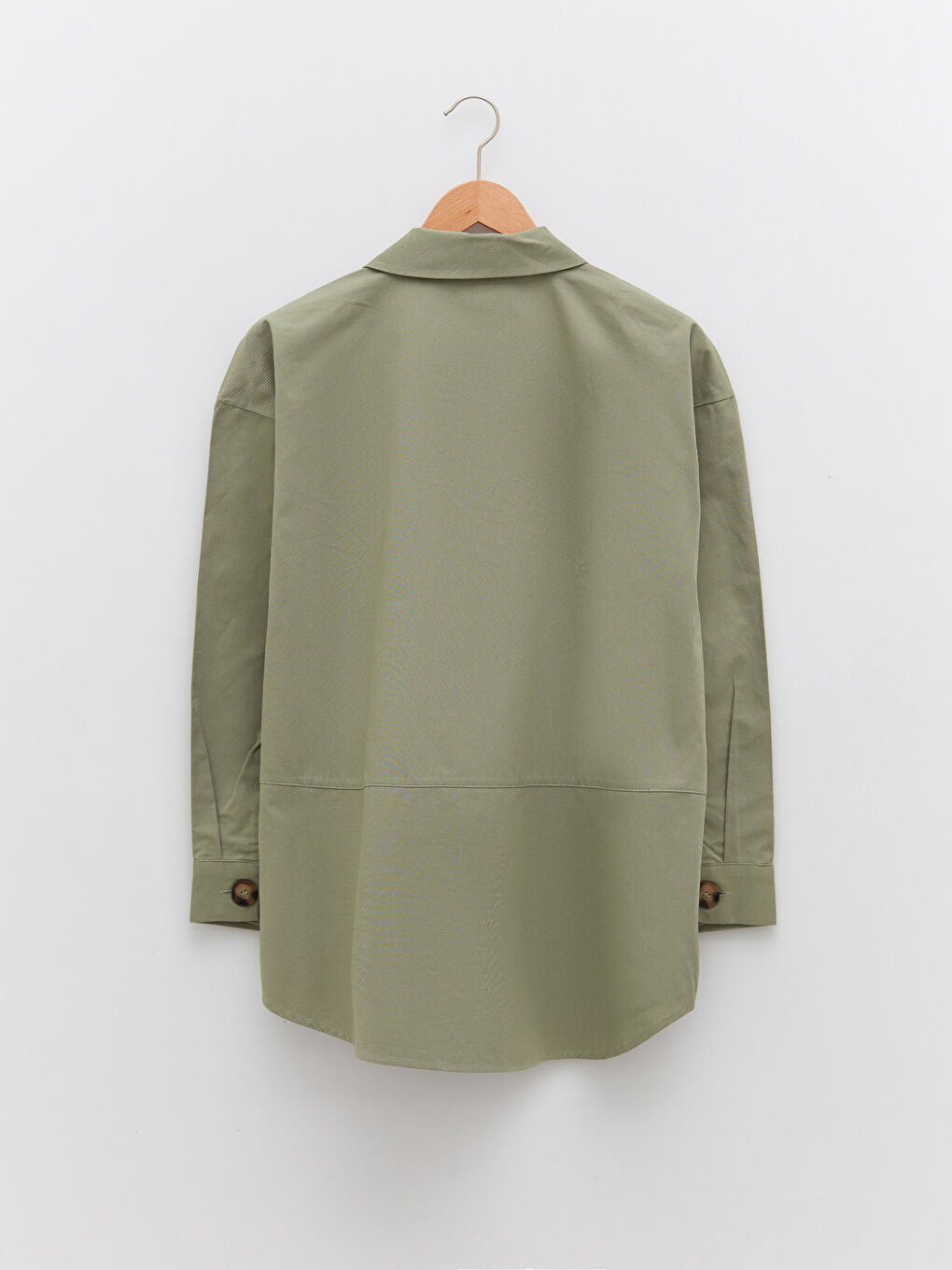 قميص تونيك سادة كم طويل أوفراسايز جبردين للسيدات-6