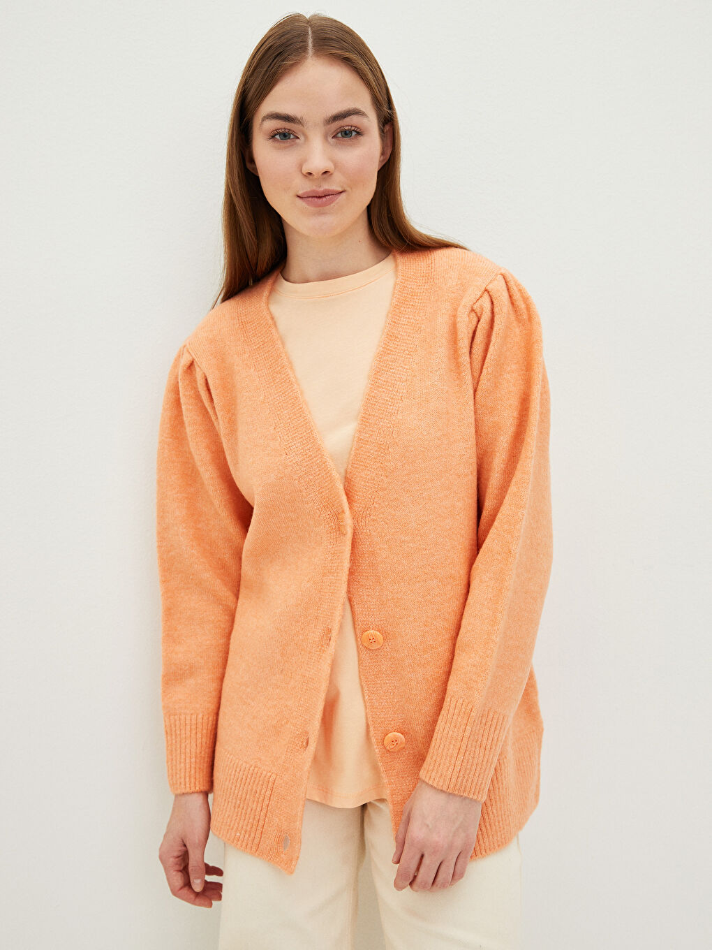 V Neck Women's Knitwear Cardigan