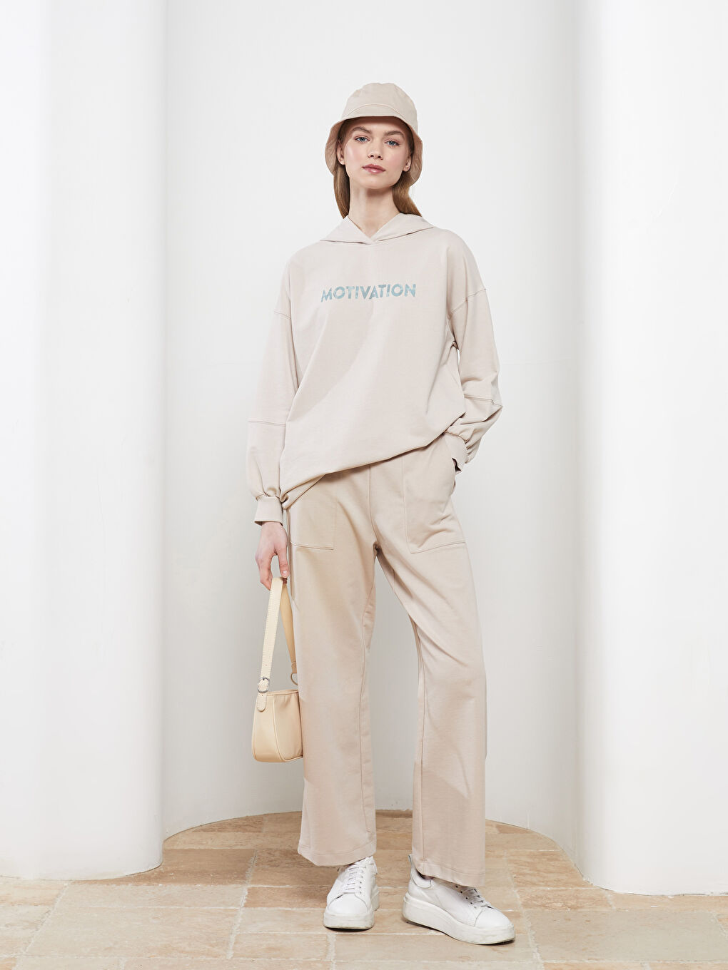 LCW Modest Damen-Sweatpants mit elastischem Bund und schlichtem Design -S29988Z8-RZ9