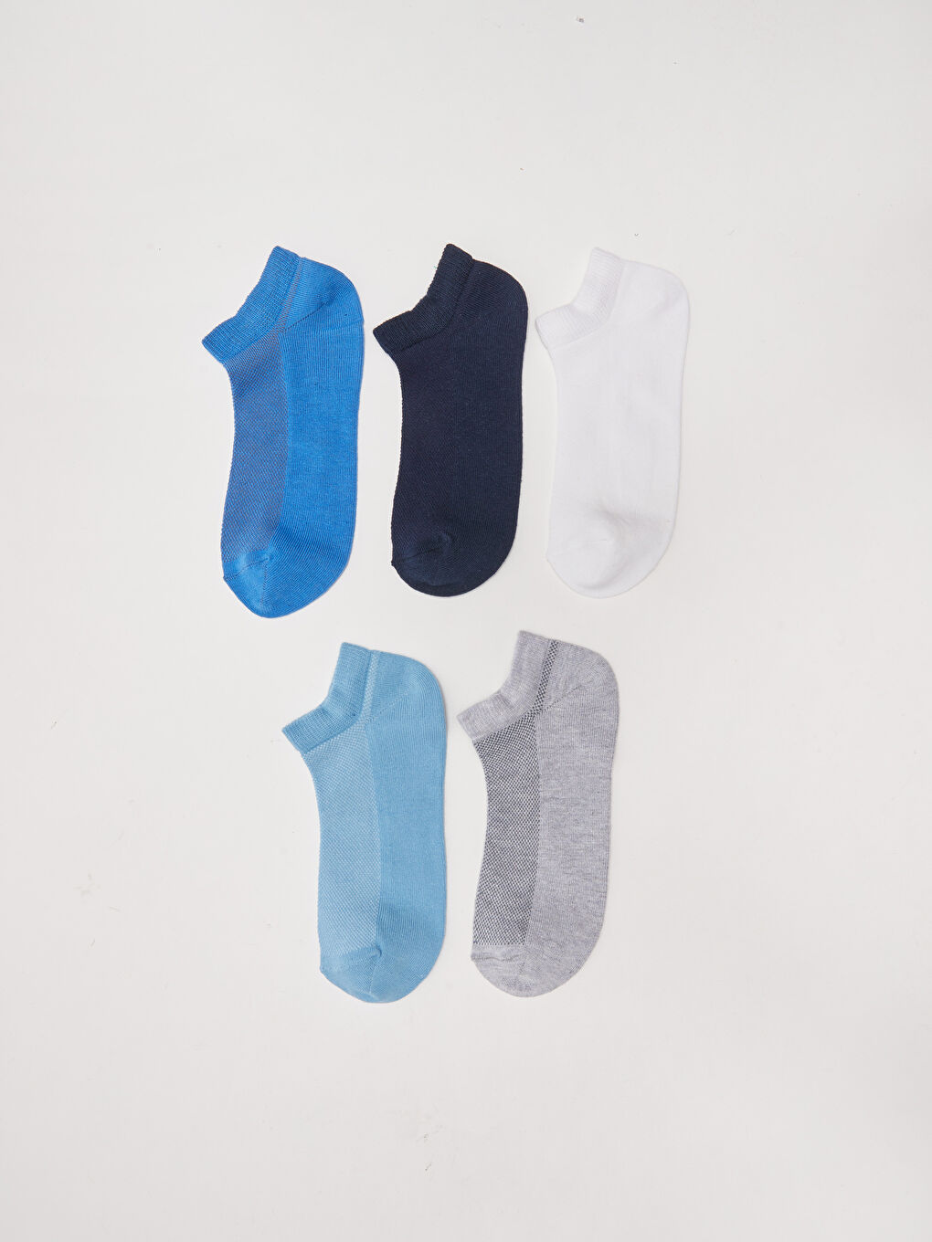 Basic Boys' Trainer Socks 5 Pack-1