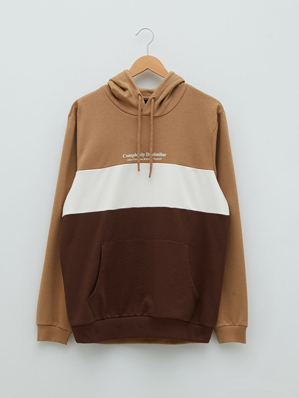 هودي رجالي كم طويل بلوك الألوان-5