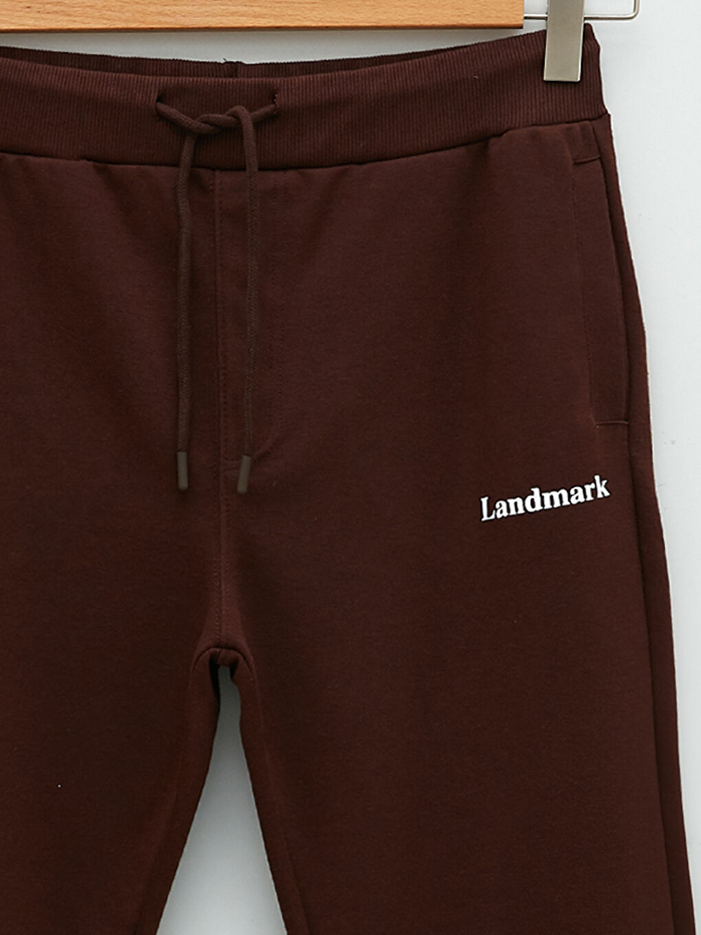 Kahverengi Slim Fit Erkek Eşofman Altı-7