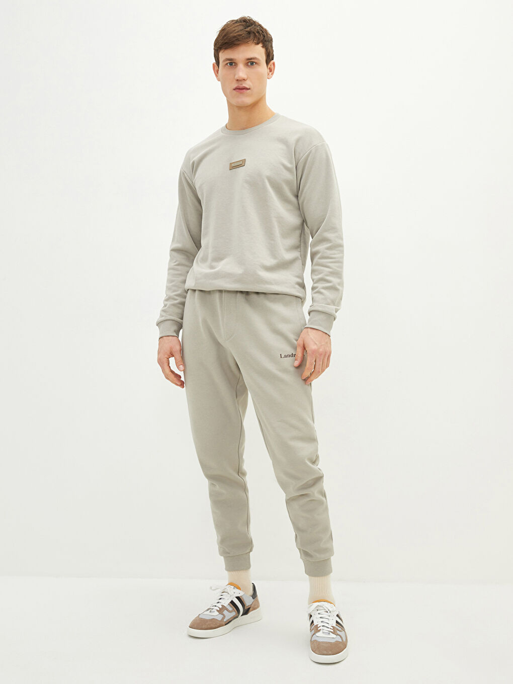 Slim Fit Men's Thick Sweatpants-1