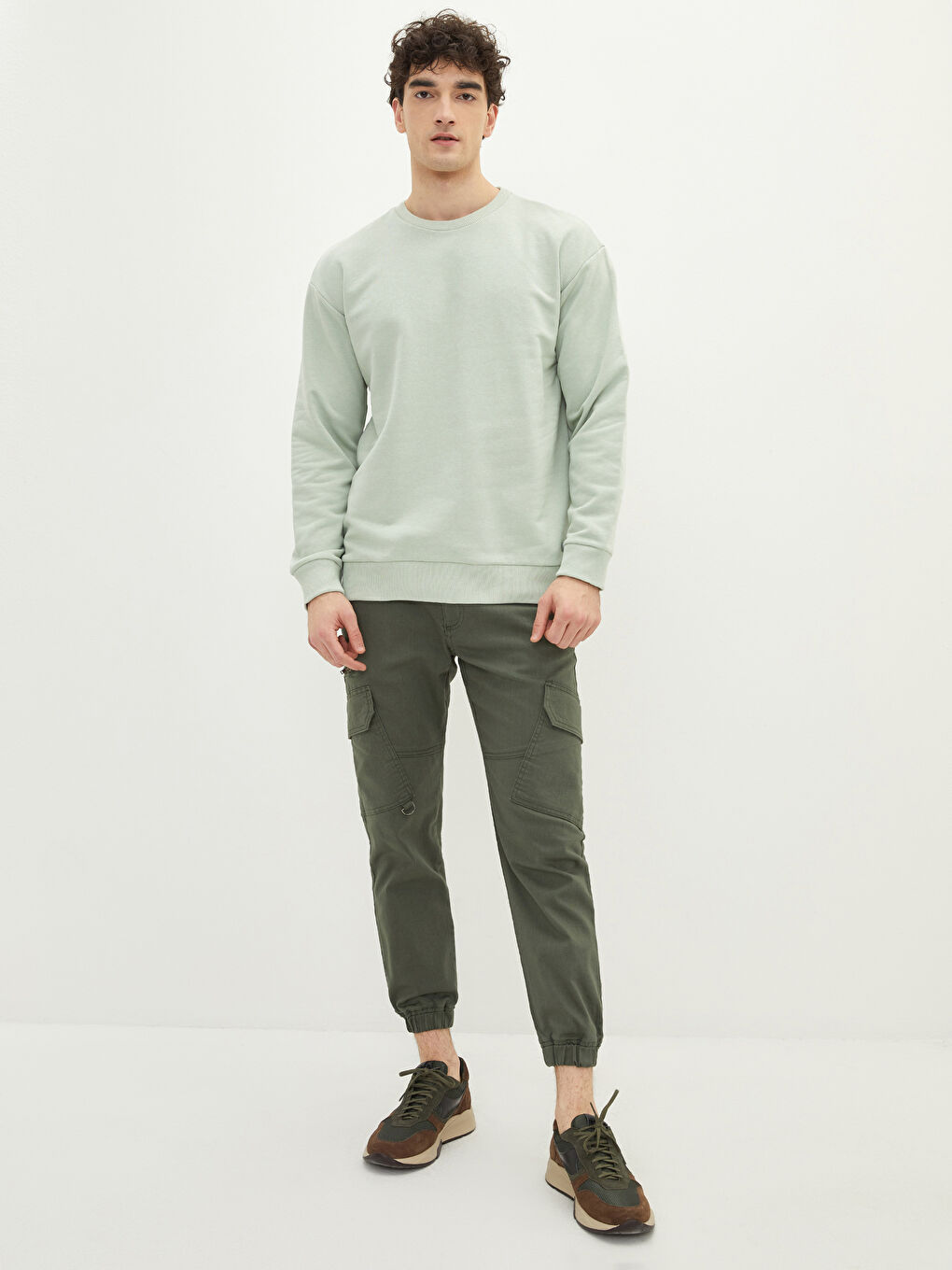 سويتشيرت كم طويل كول مدور رجال-2