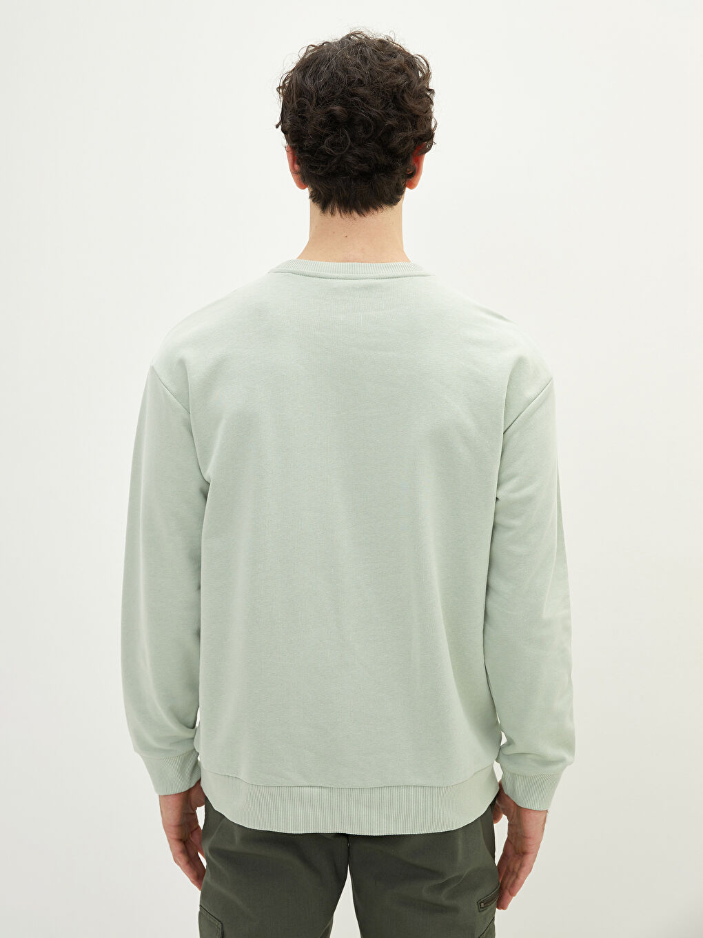 سويتشيرت كم طويل كول مدور رجال-4