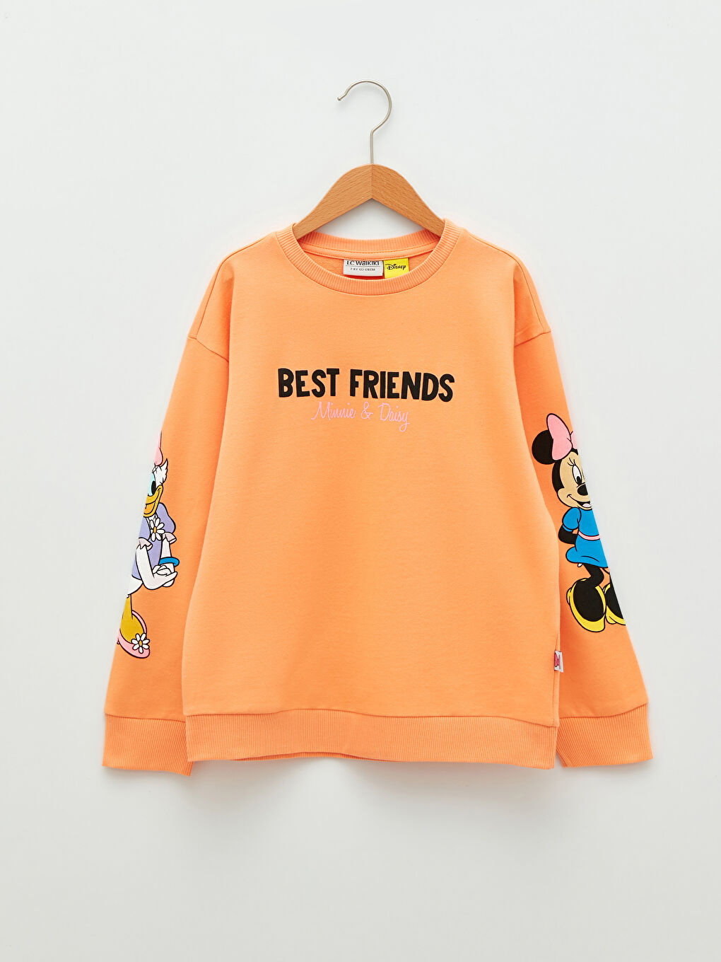 Rundhalsausschnitt Minnie und Freunde Bedrucktes Langarm Sweatshirt für Mädchen