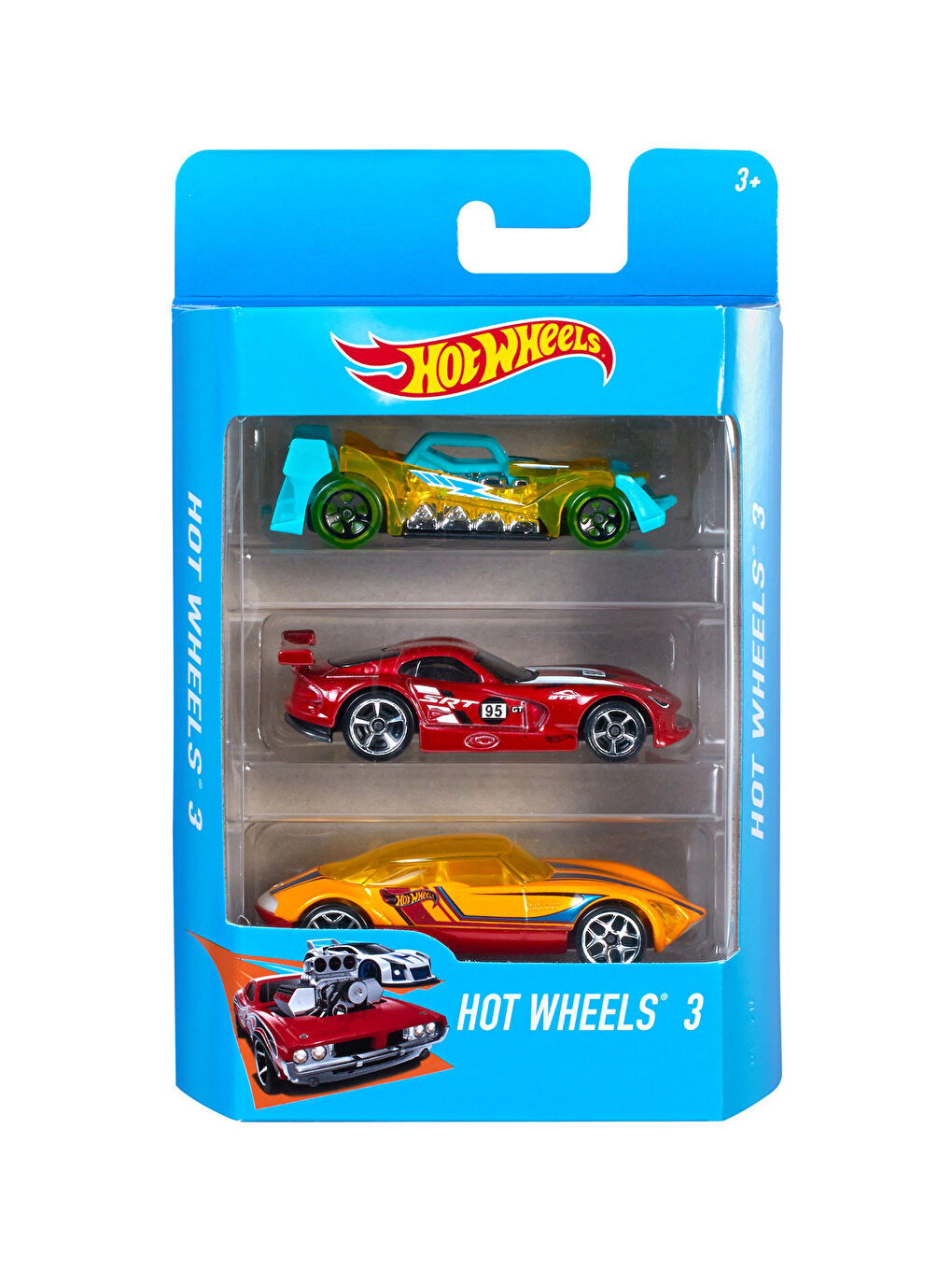 Mattel Hotwheels Oyuncak Araba Seti 3'lü-4