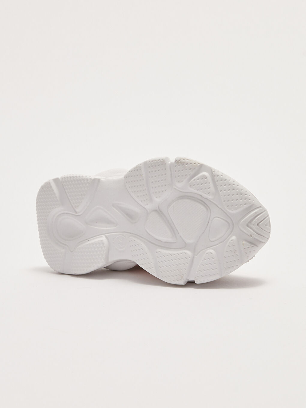 Beyaz Bağcık ve Cırt Cırtlı Kalın Taban Kız Bebek Spor Ayakkabı-3