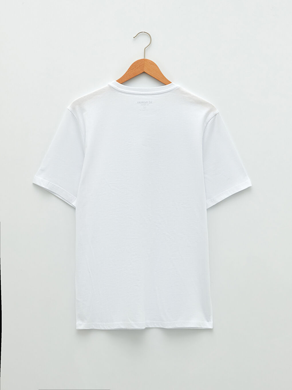 Bisiklet Yaka Kısa Kollu Baskılı Penye Erkek Tişört-6