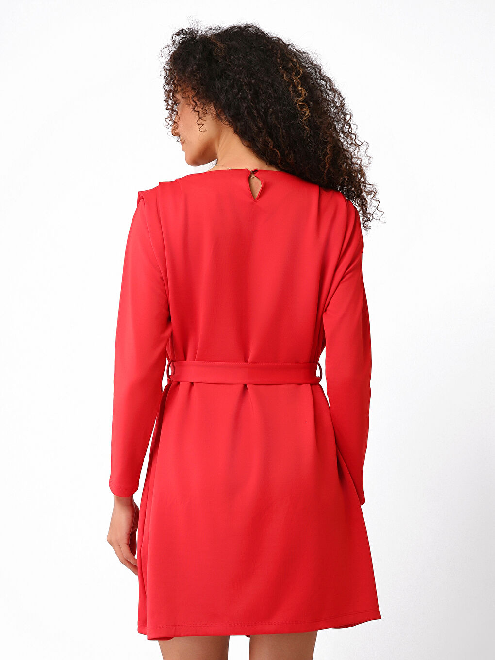 Crew Neck Women's Dress -S2AB90Z8-HJY
