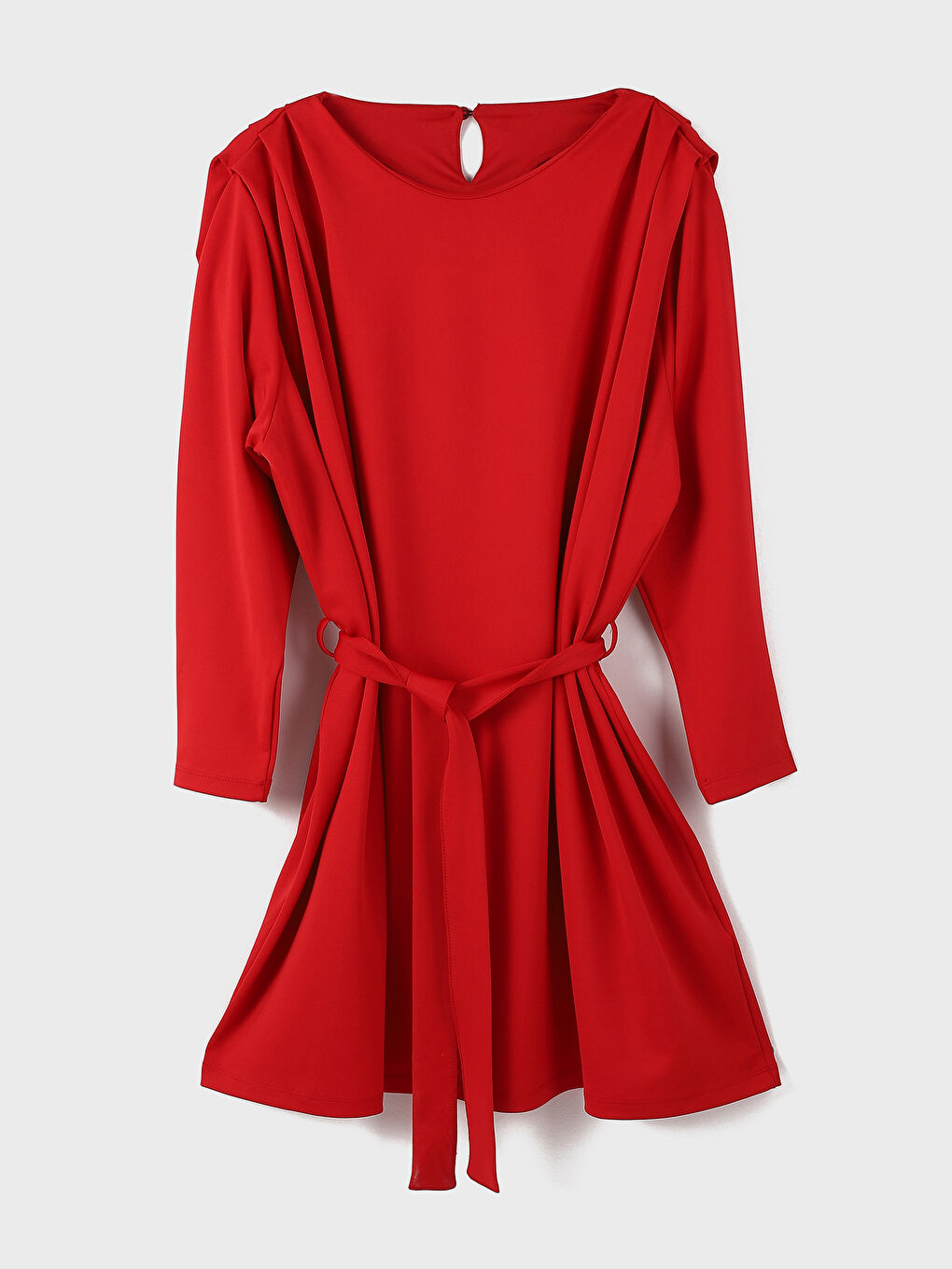 Crew Neck Women's Dress -S2AB90Z8-HJY