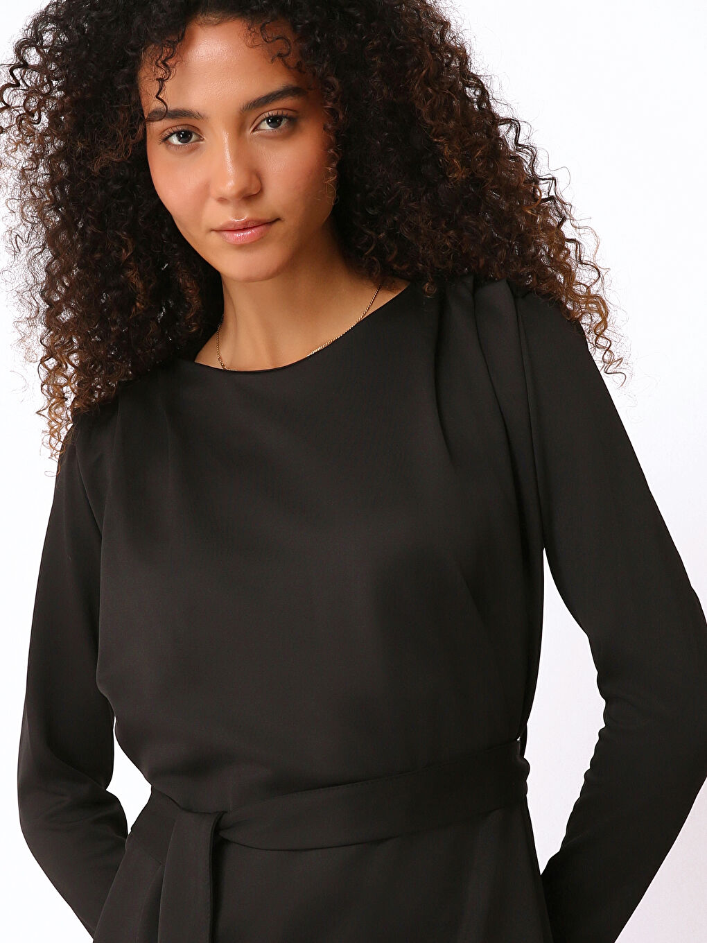 Crew Neck Women's Dress -S2AB90Z8-RQN