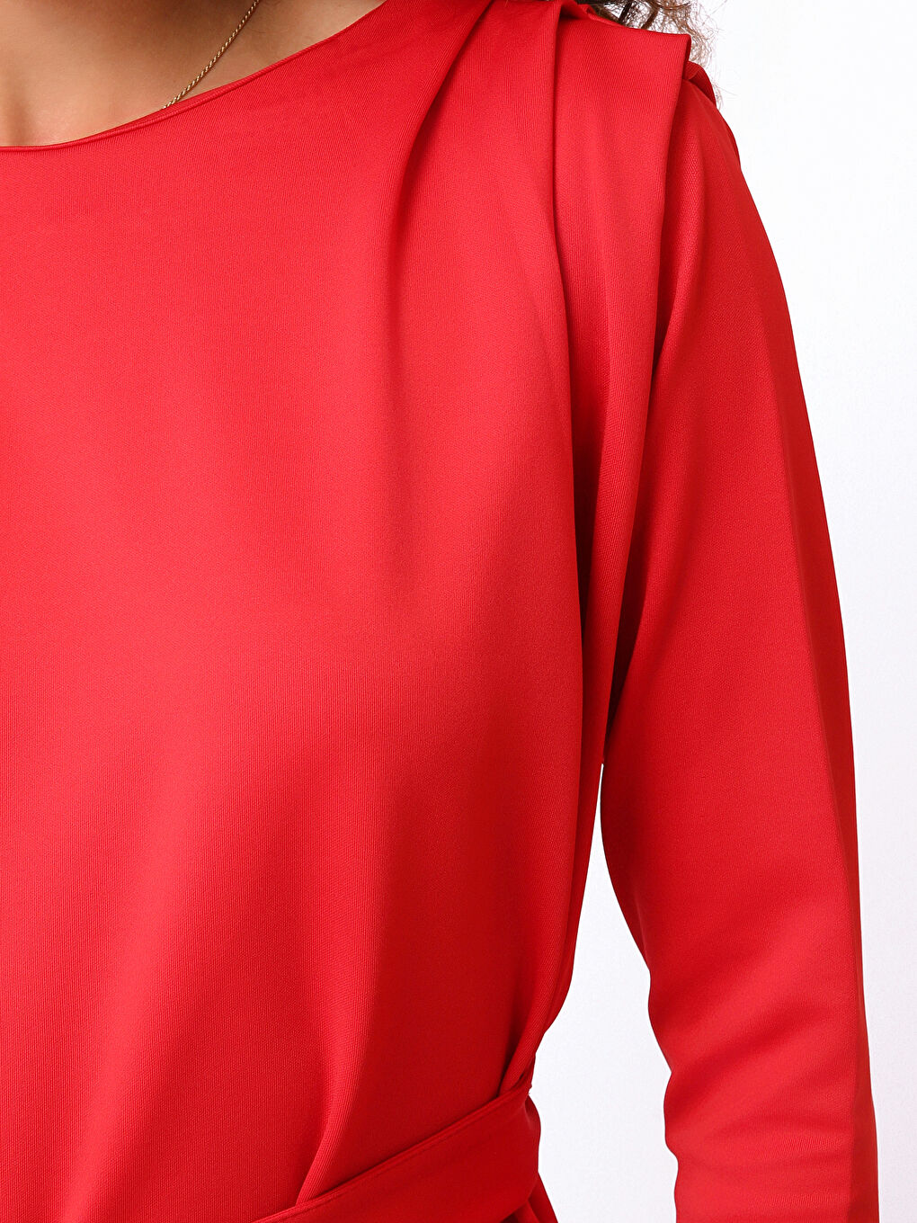 Crew Neck Women's Dress -S2AB90Z8-HJY