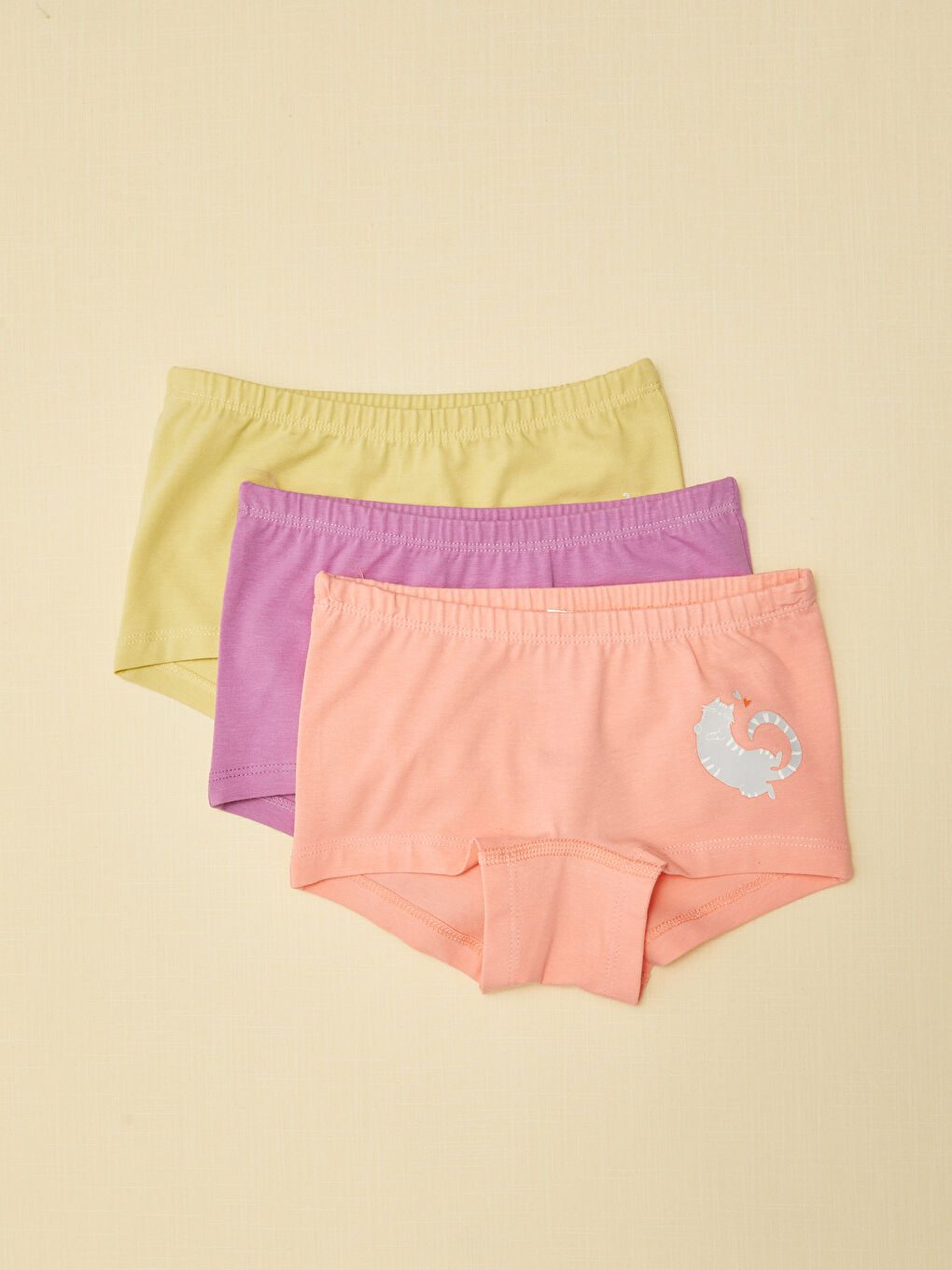 Boxeri pentru Fete cu Imprimeu 3 Bucăți