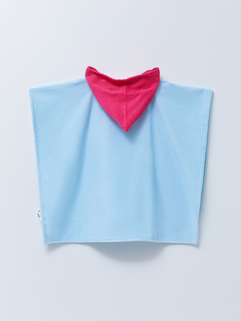 Velvet Mermaid Printed Hooded Poncho Beach Towel-1