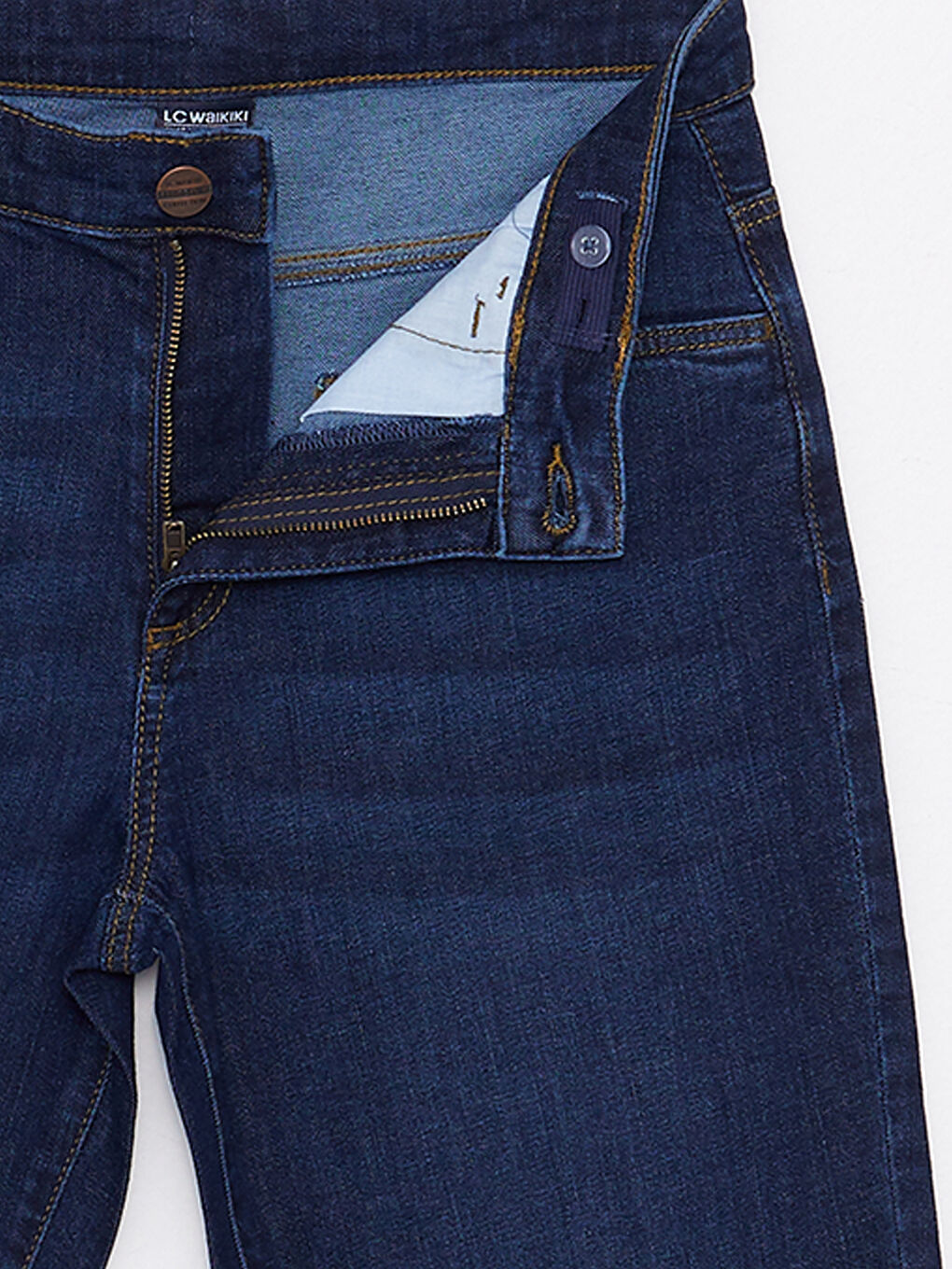 Short En Jean Garçon Basique En Coton À Revers-2