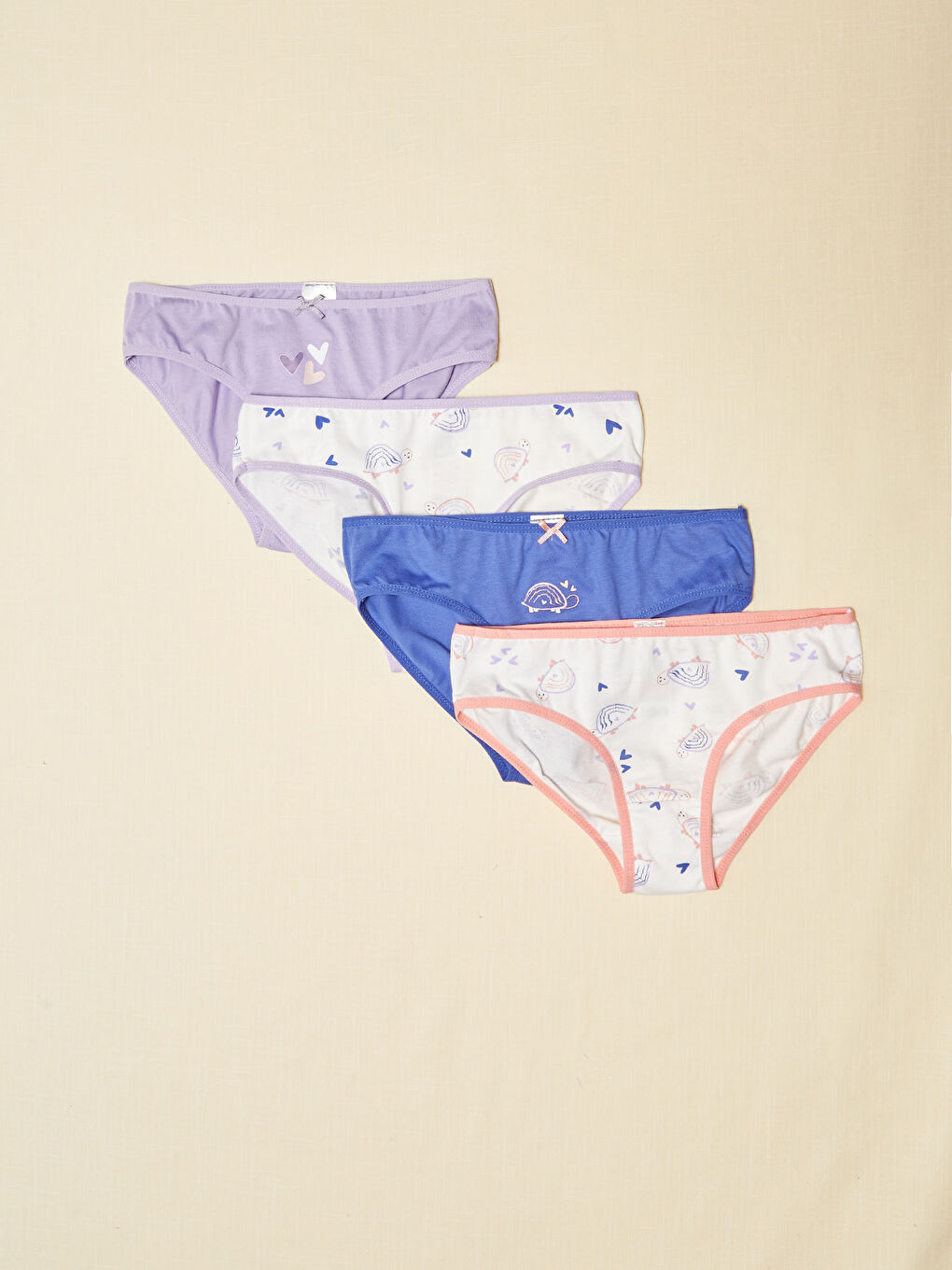 Printed Girl Panties 4 Pieces
