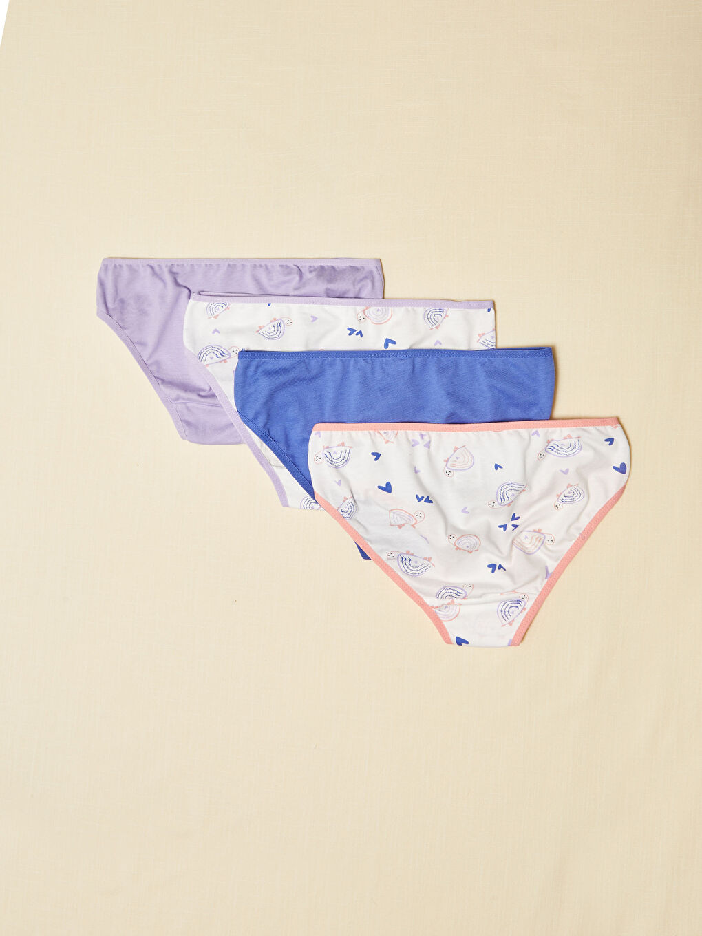 Printed Girl Panties 4 Pieces-1