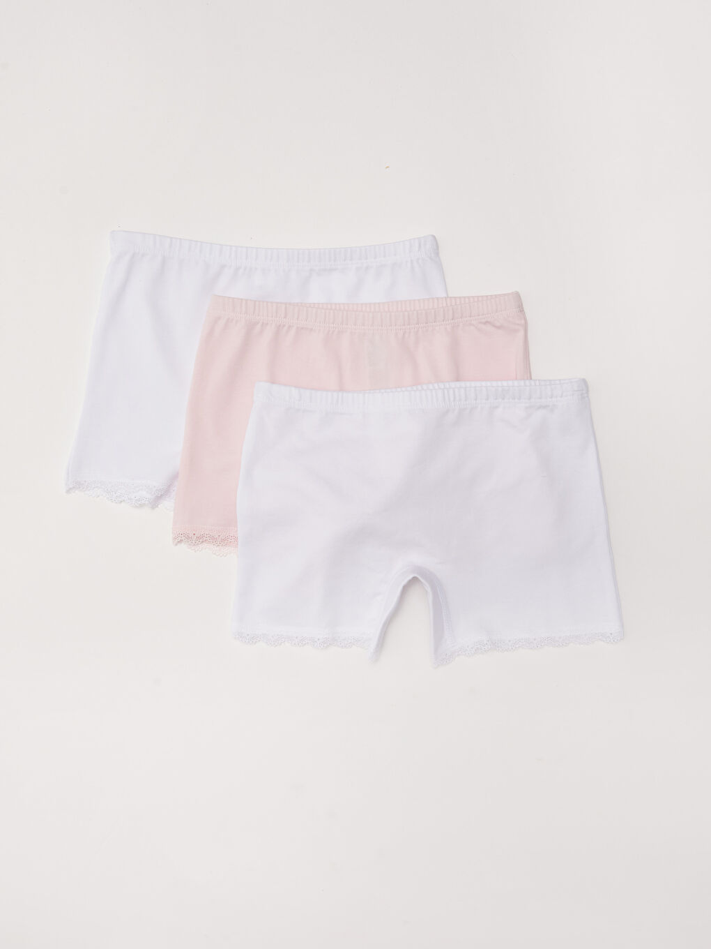 Basic Cotton Girls' Boxer 3-Pack