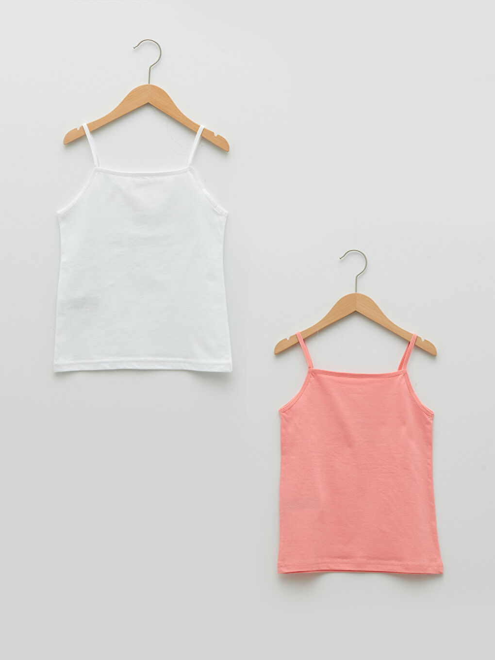 Square Collar Suspended Cotton Girls' Athlete 2 Pack-1