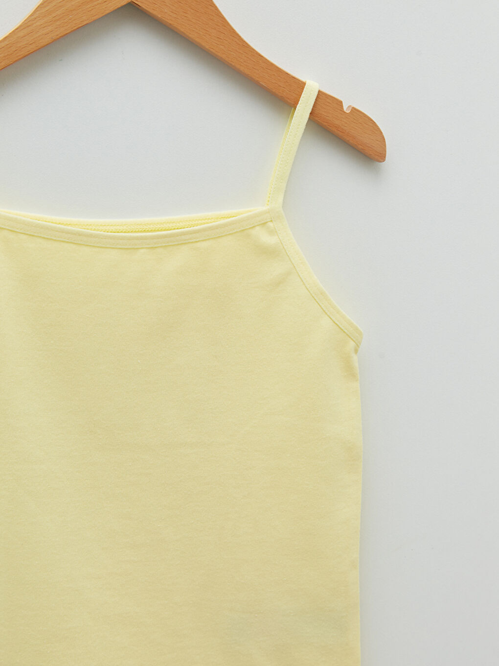 LCW Kids Lila Kare Yaka Basic Askılı Pamuklu Kız Çocuk Atlet 2'li - 2