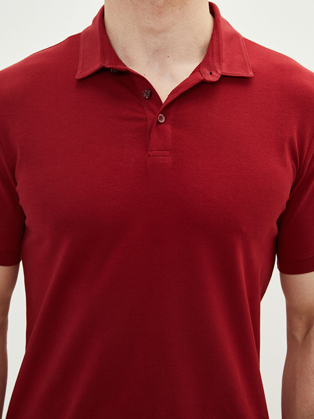 Tricou Polo Guler Mânecă Scurtă Pique pentru Bărbați-3