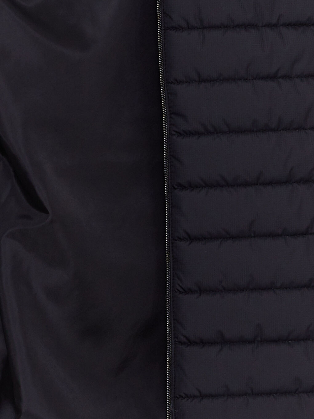 Siyah Slim Fit Dik Yaka Erkek Şişme Yelek-7