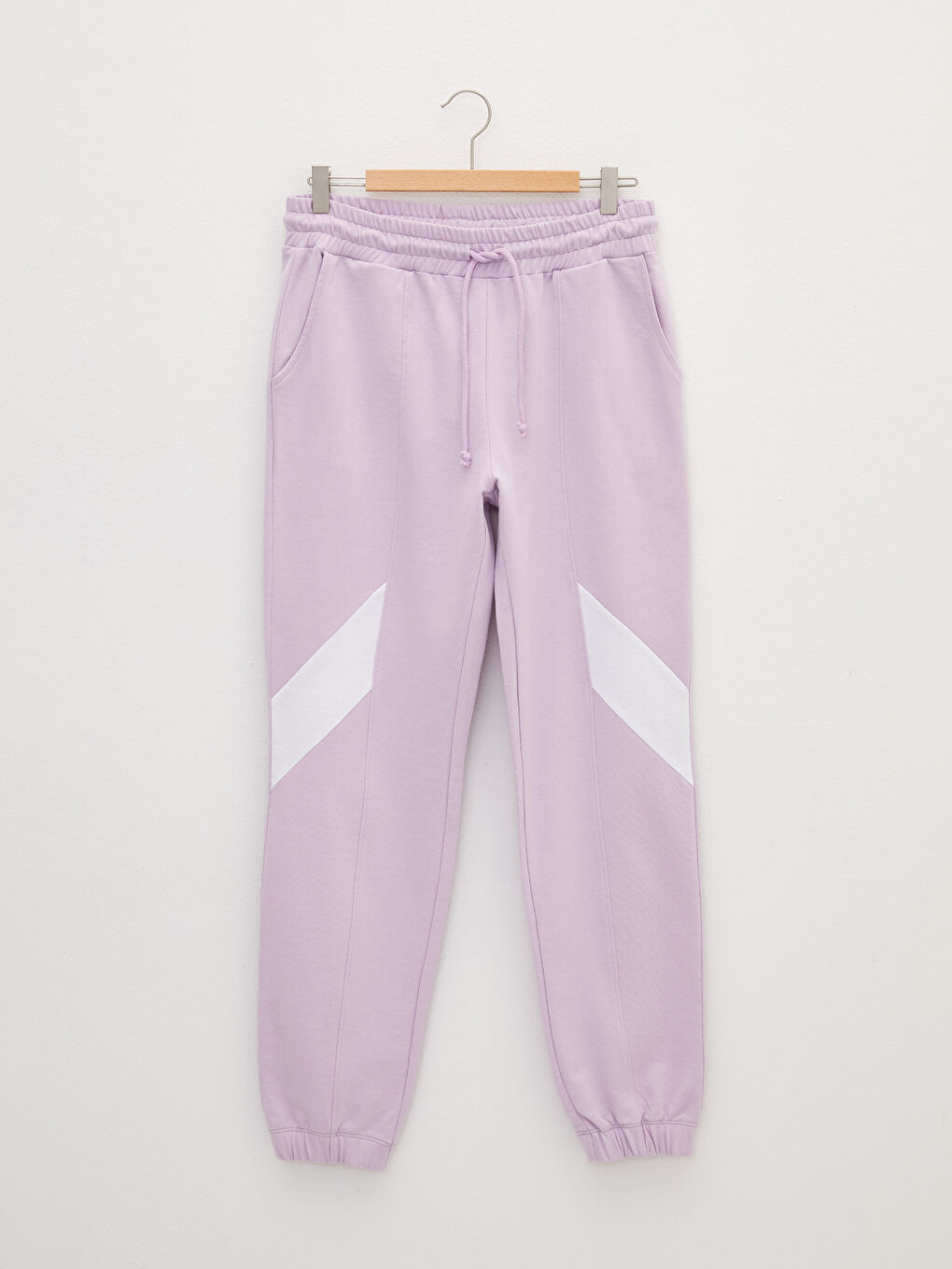 LCW Vision Elastic Waist Women's Jogger Sweatpants with Color Block -S2AD61Z8-G3W