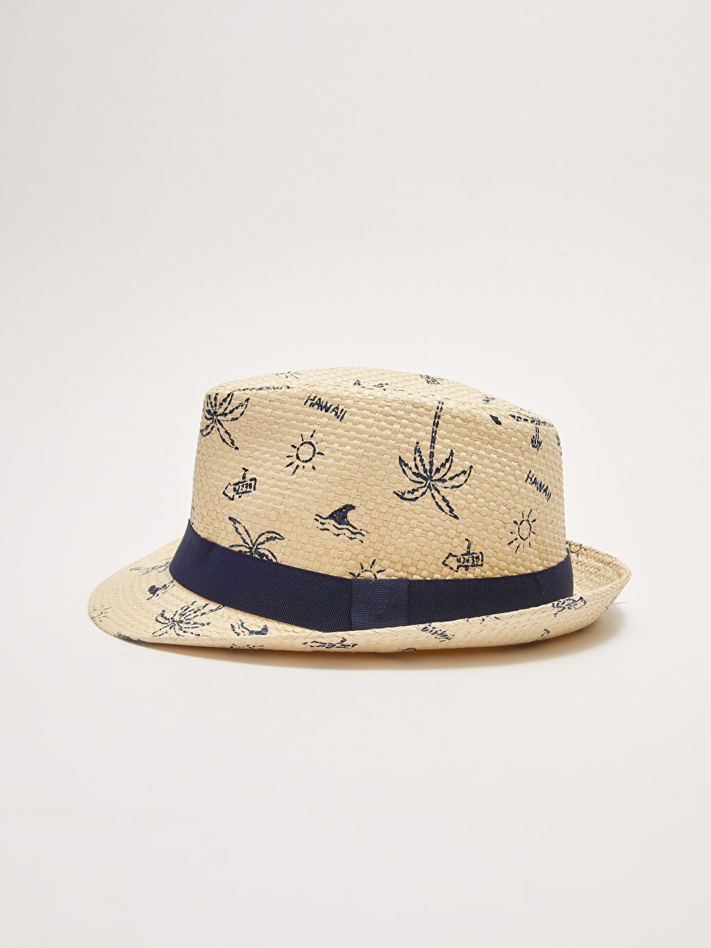 Printed Baby Boy Straw Hat-3